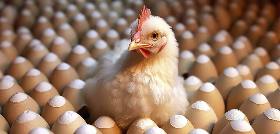 chicken-farm-with-many-healthy-chicken-and-fresh-eggs-ai-generative-free-photo